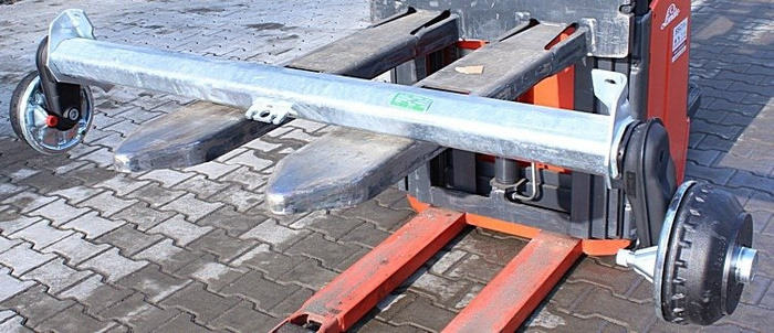 Aksel med bremser AL-KO til bådtrailer 1260 mm 1350 kg 5x112 mm