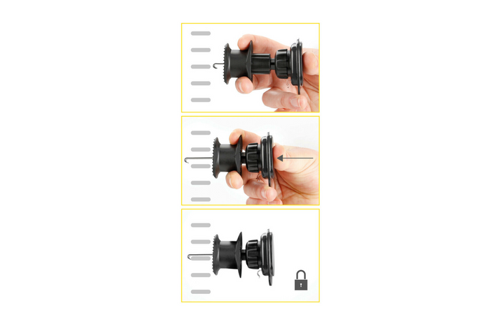 Magneto Plus LAMP magnetisk telefonholder til luftventilen