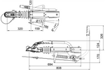 AL-KO 251G Påløbsbremse AK301 3000 kg V-type trækstang