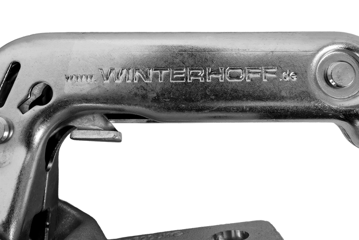WINTERHOFF WW 30-D3-K1212 kuglekobling til 3000 kg trailer med 50-51 mm rørtrækstang, støbejern