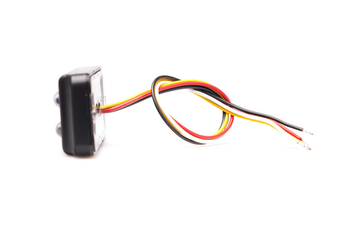 Advarselslampe WAŚ 2469 W284 LED blinkende lampe orange MASTER/SLAVE