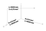 Lyssæt: ASPÖCK MULTIPOINT V baglygter + ASPÖCK FLEXIPOINT I sidemarkeringslygter + ASPÖCK 4,5 m 7-PIN sele