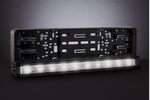 Nummerpladeramme med LED-belysning TT TECHNOLOGY TT.11013 kørelys og positionslys 12/24V