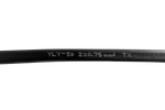 TEXSIM YLY-Sp 2x0,75 to-leder fladt elektrisk kabel - 1m