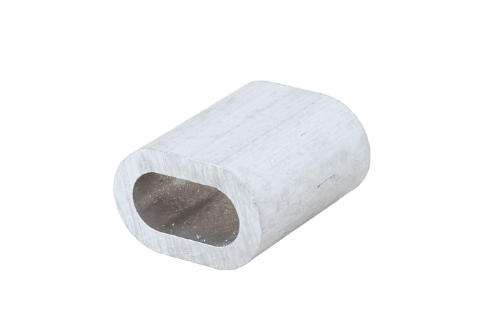 Aluminiumsforbindelse til DROMET ZLA.6 reb, muffe til 6 mm reb