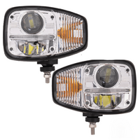 TT Technology TT.16611-L+TT.16611-P LED-forlygter 3 funktioner 23xLED 2350lm venstre+højre til JCB/Cat/Manitou/Volvo/Terex