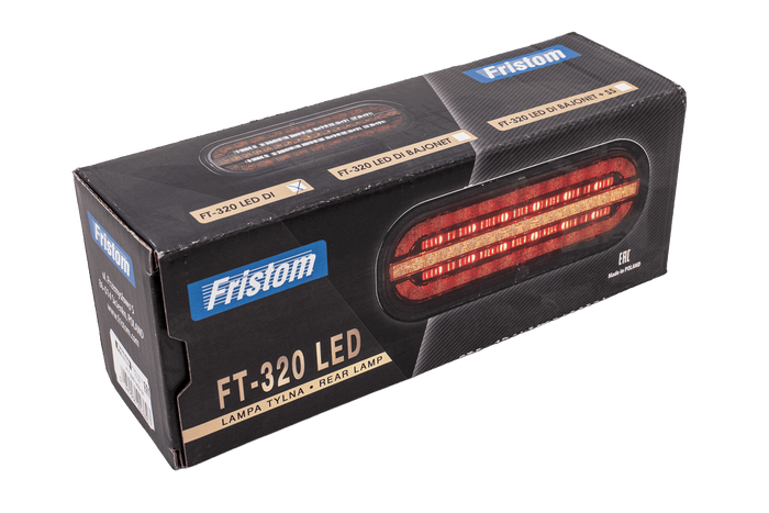 FRISTOM FT-320 LED baglygte, 3 universelle funktioner