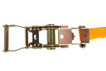 Sæt med fire UNITRAILER 6m/25mm/1t orange transportbånd med strammer