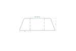 ProPlus 370340V03 Foldbar vindskærm til campingkomfurer, brændere 37-70 cm