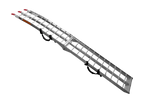 UNITRAILER ALR002 foldbar rampe aluminiumsrampe til trailer 221cm 340kg med rem