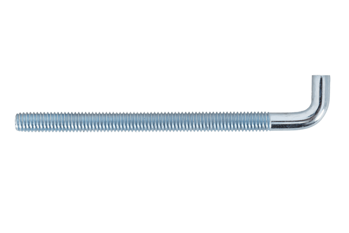 DROMET HP M6x90 byggekrog med vinklet ende (lige)