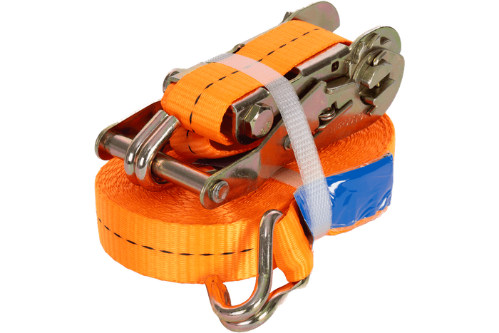 UNITRAILER 10m/25mm/1t orange transportbånd med strammer